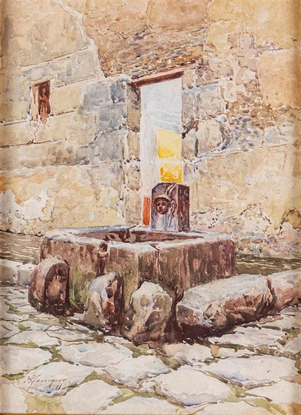 Antonio Ferrigno-84-Veduta di Pompei 12